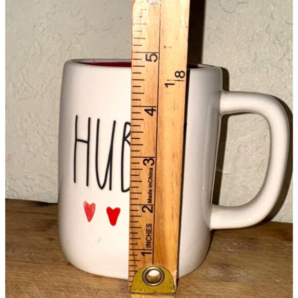 Hubby Ceramic Mug With Hearts Design - Picture 3 of 4